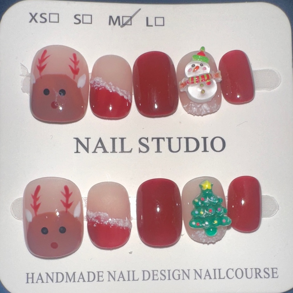 Festive Christmas Nail Art Set